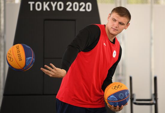 Japan Olympics 2020 3x3 Basketball Russia Training