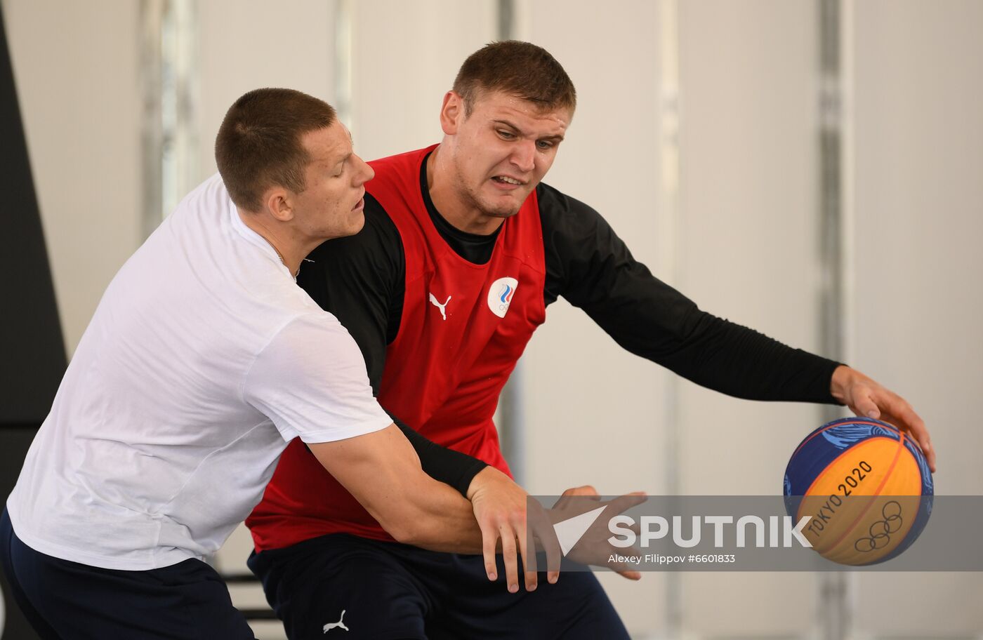 Japan Olympics 2020 3x3 Basketball Russia Training