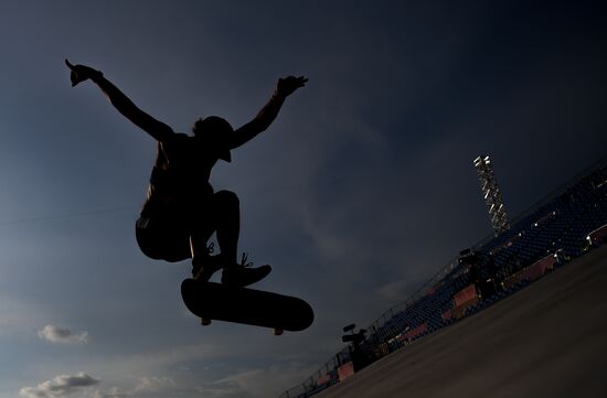 Japan Olympics 2020 Skateboarding Training