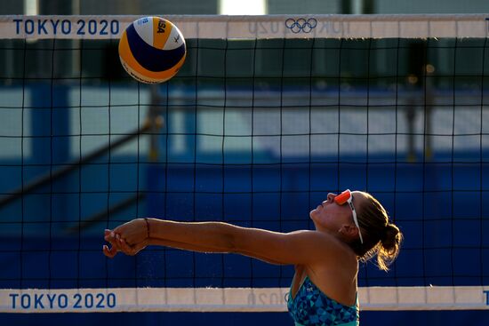 Japan Olympics 2020 Beach Volleyball Russia Training