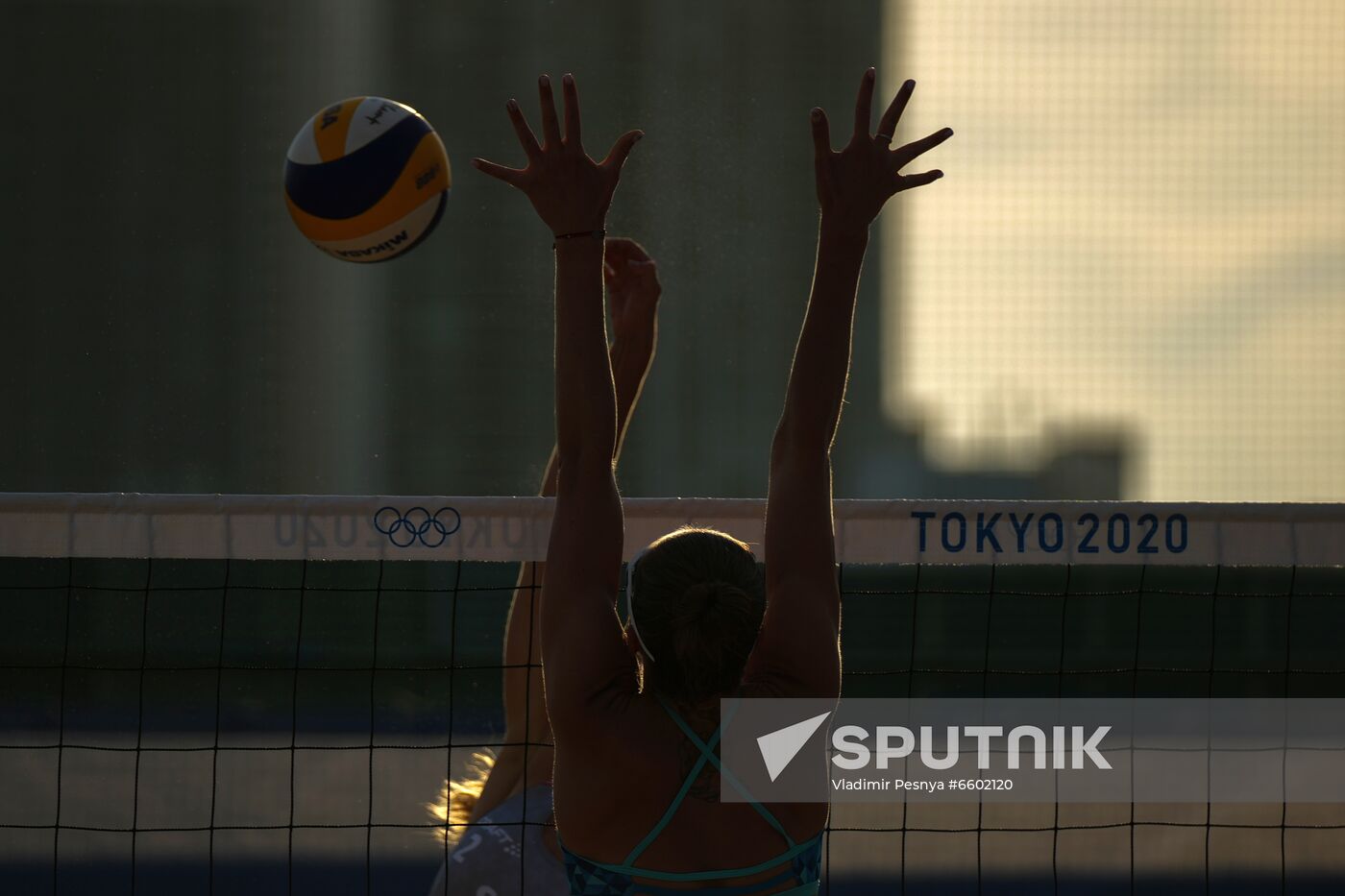 Japan Olympics 2020 Beach Volleyball Russia Training