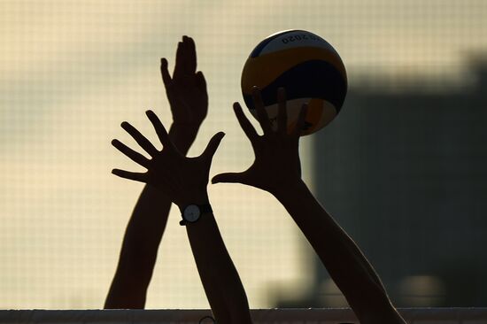 Japan Olympics 2020 Beach Volleyball Russia Training