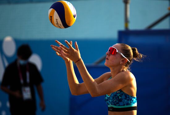 Japan Olympics 2020 Beach Volleyball Russia Training