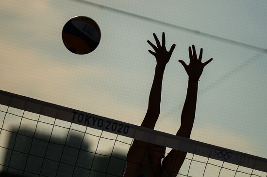 Japan Olympics 2020 Beach Volleyball Russia Training