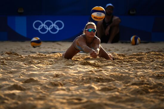 Japan Olympics 2020 Beach Volleyball Russia Training