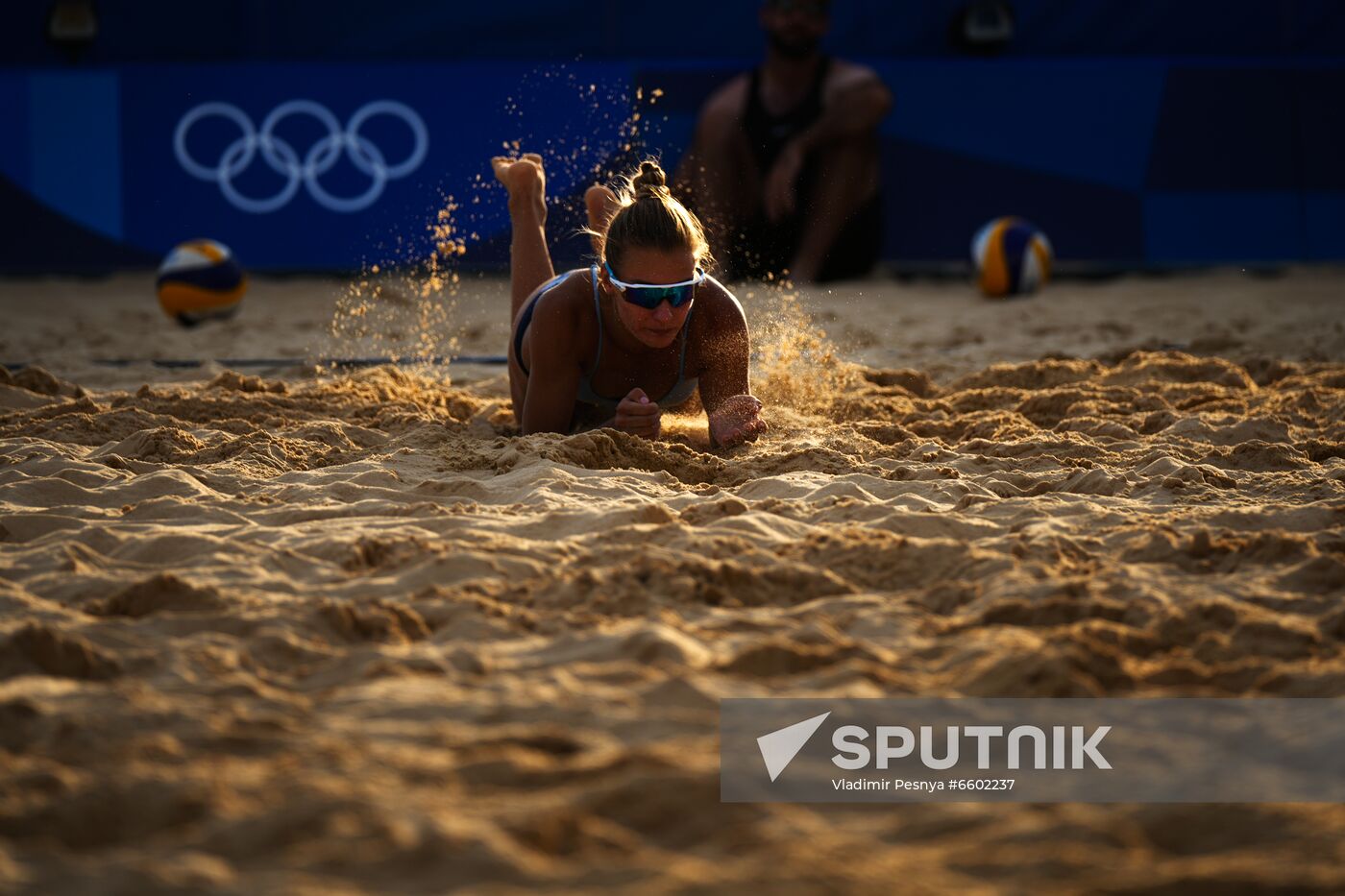 Japan Olympics 2020 Beach Volleyball Russia Training