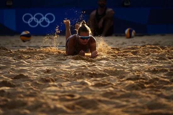 Japan Olympics 2020 Beach Volleyball Russia Training