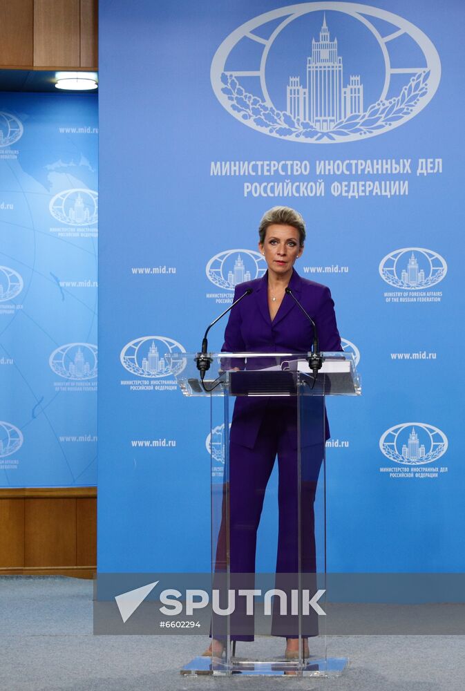 Russia Zakharova Briefing