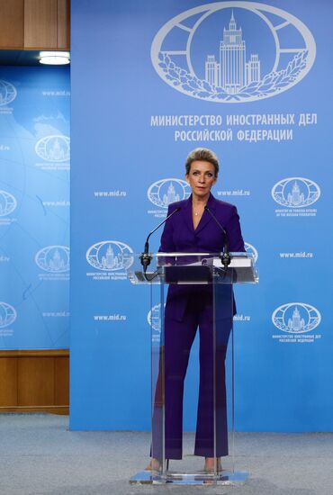 Russia Zakharova Briefing