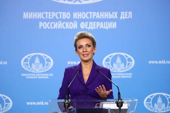 Russia Zakharova Briefing