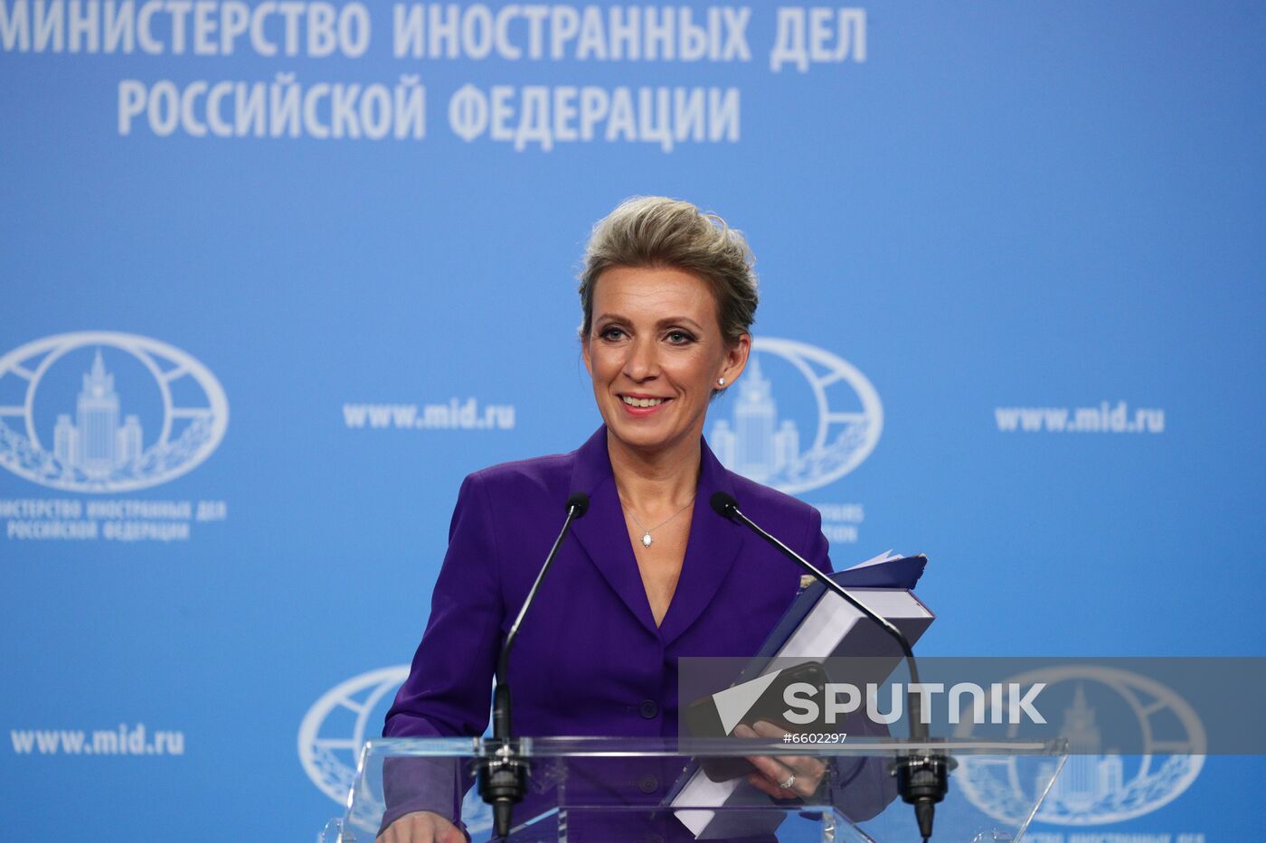 Russia Zakharova Briefing