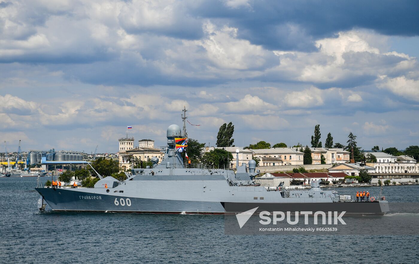 Russia Sevastopol Navy Day Parade Rehearsal