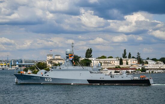 Russia Sevastopol Navy Day Parade Rehearsal