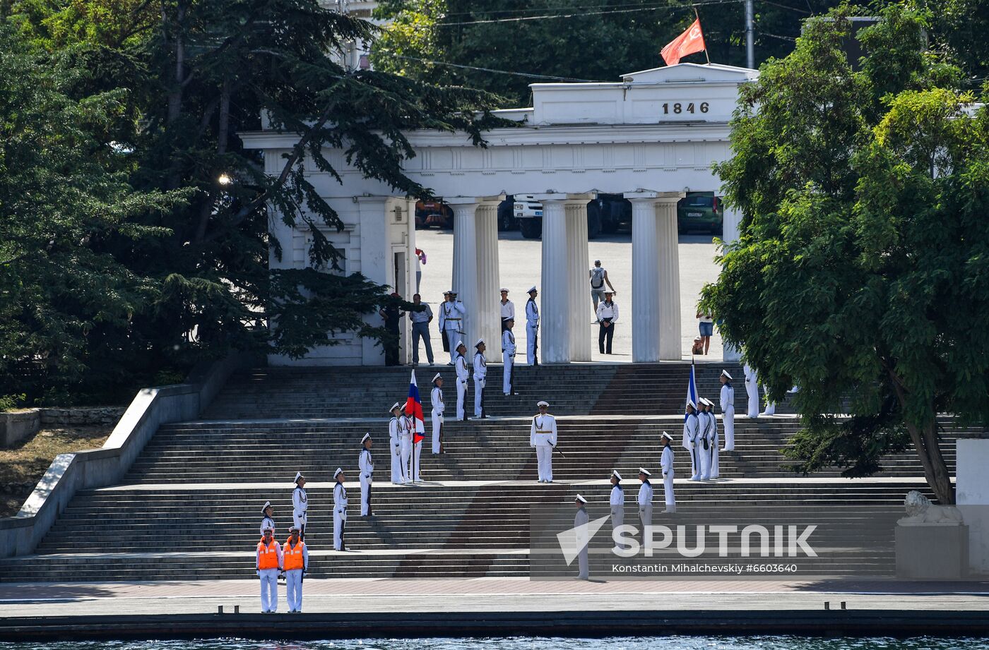Russia Sevastopol Navy Day Parade Rehearsal
