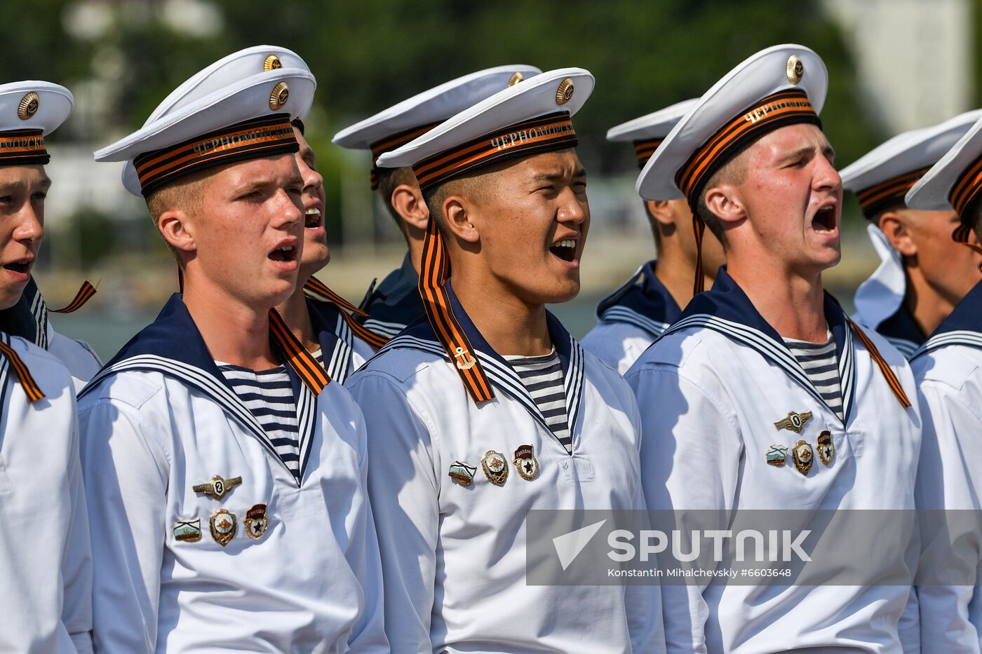 Russia Sevastopol Navy Day Parade Rehearsal