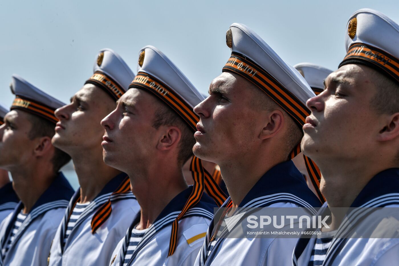 Russia Sevastopol Navy Day Parade Rehearsal