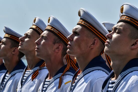 Russia Sevastopol Navy Day Parade Rehearsal