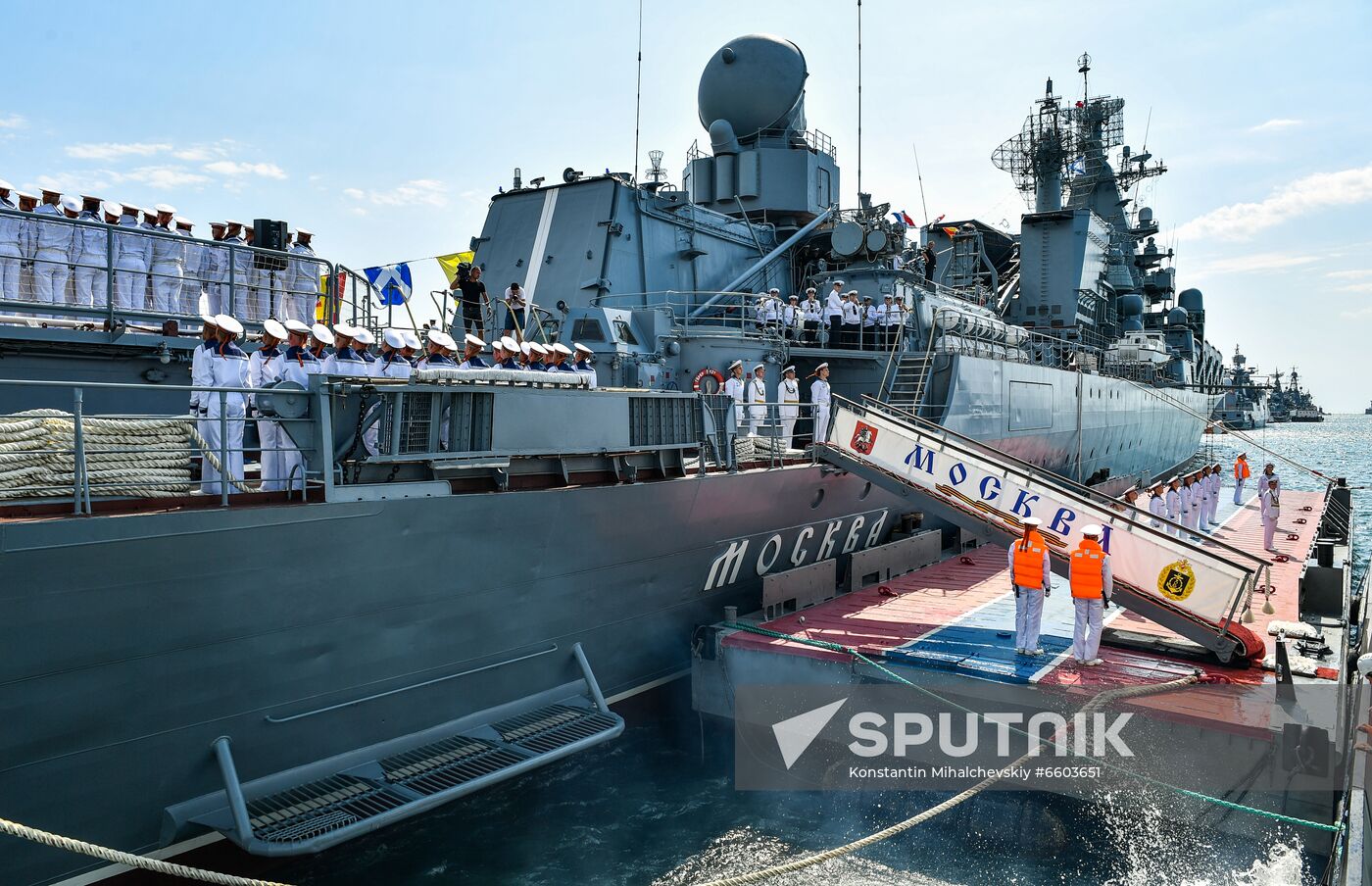 Russia Sevastopol Navy Day Parade Rehearsal