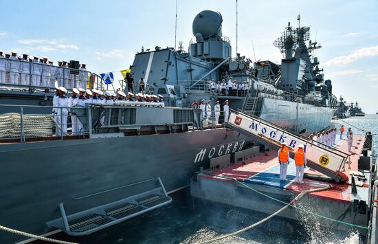 Russia Sevastopol Navy Day Parade Rehearsal