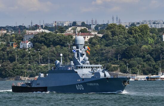 Russia Sevastopol Navy Day Parade Rehearsal