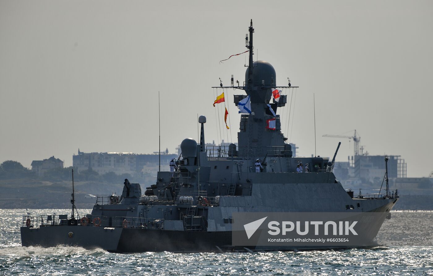Russia Sevastopol Navy Day Parade Rehearsal