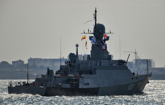 Russia Sevastopol Navy Day Parade Rehearsal