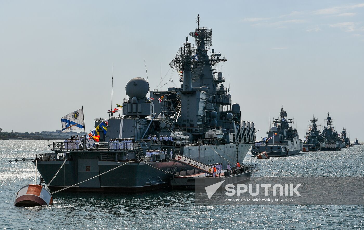 Russia Sevastopol Navy Day Parade Rehearsal