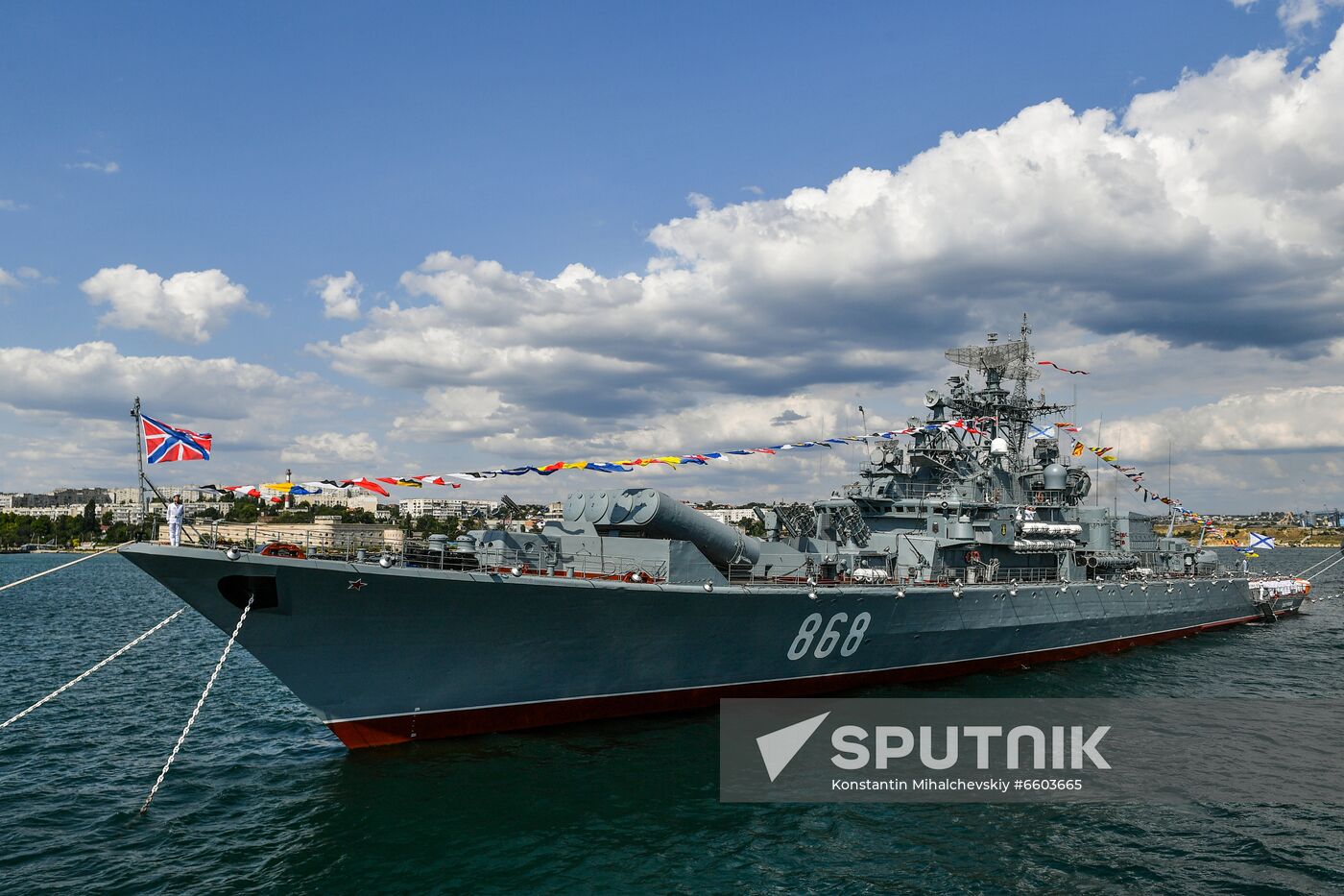 Russia Sevastopol Navy Day Parade Rehearsal