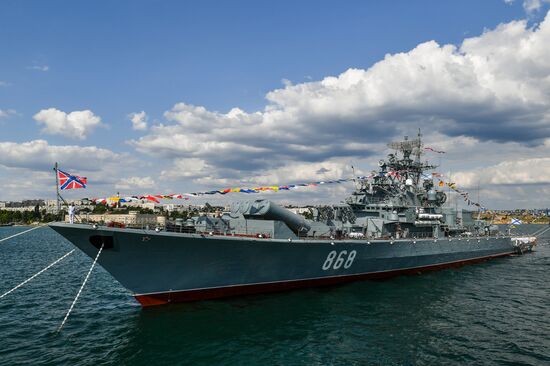 Russia Sevastopol Navy Day Parade Rehearsal