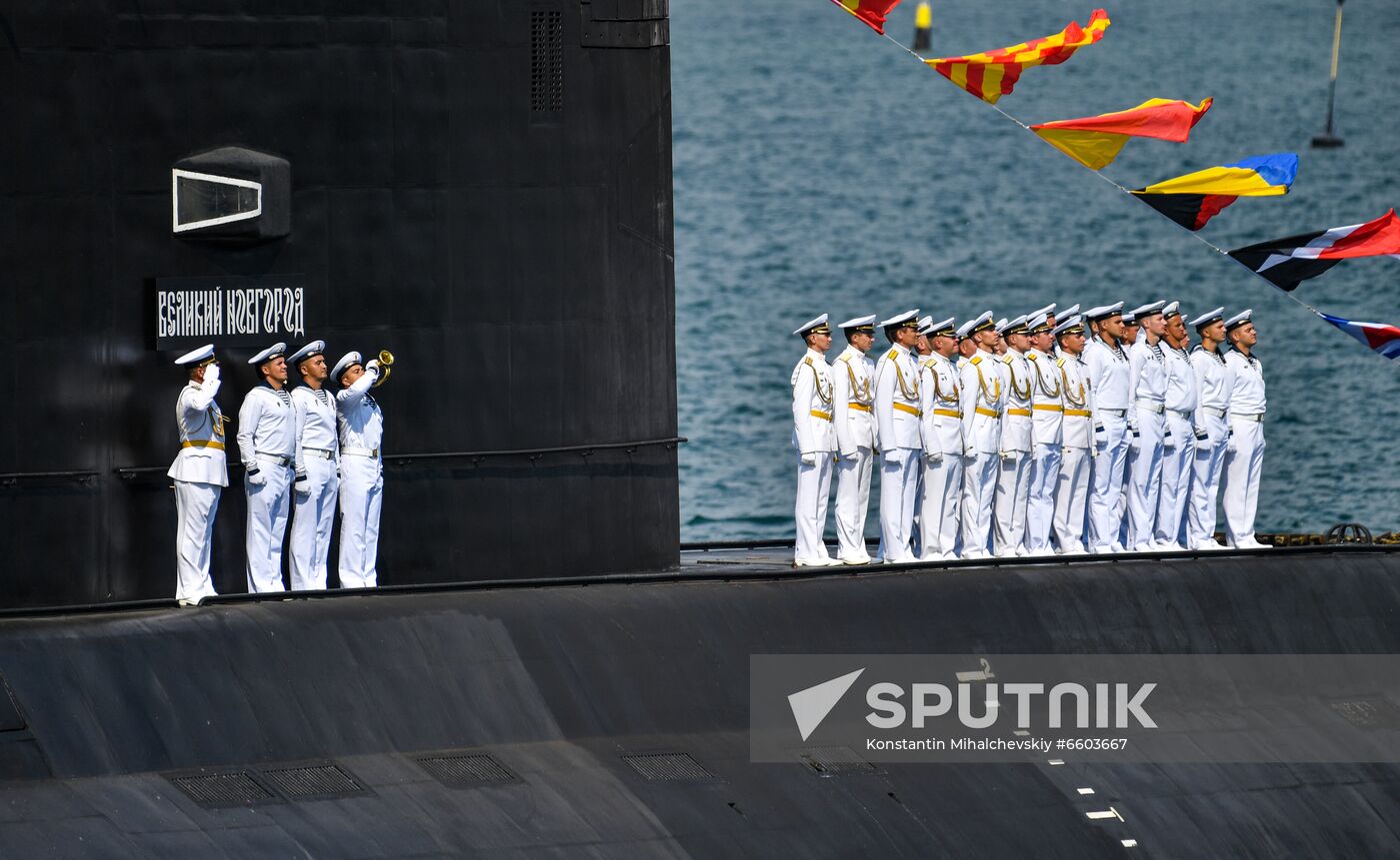 Russia Sevastopol Navy Day Parade Rehearsal