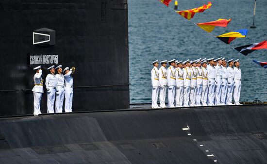 Russia Sevastopol Navy Day Parade Rehearsal