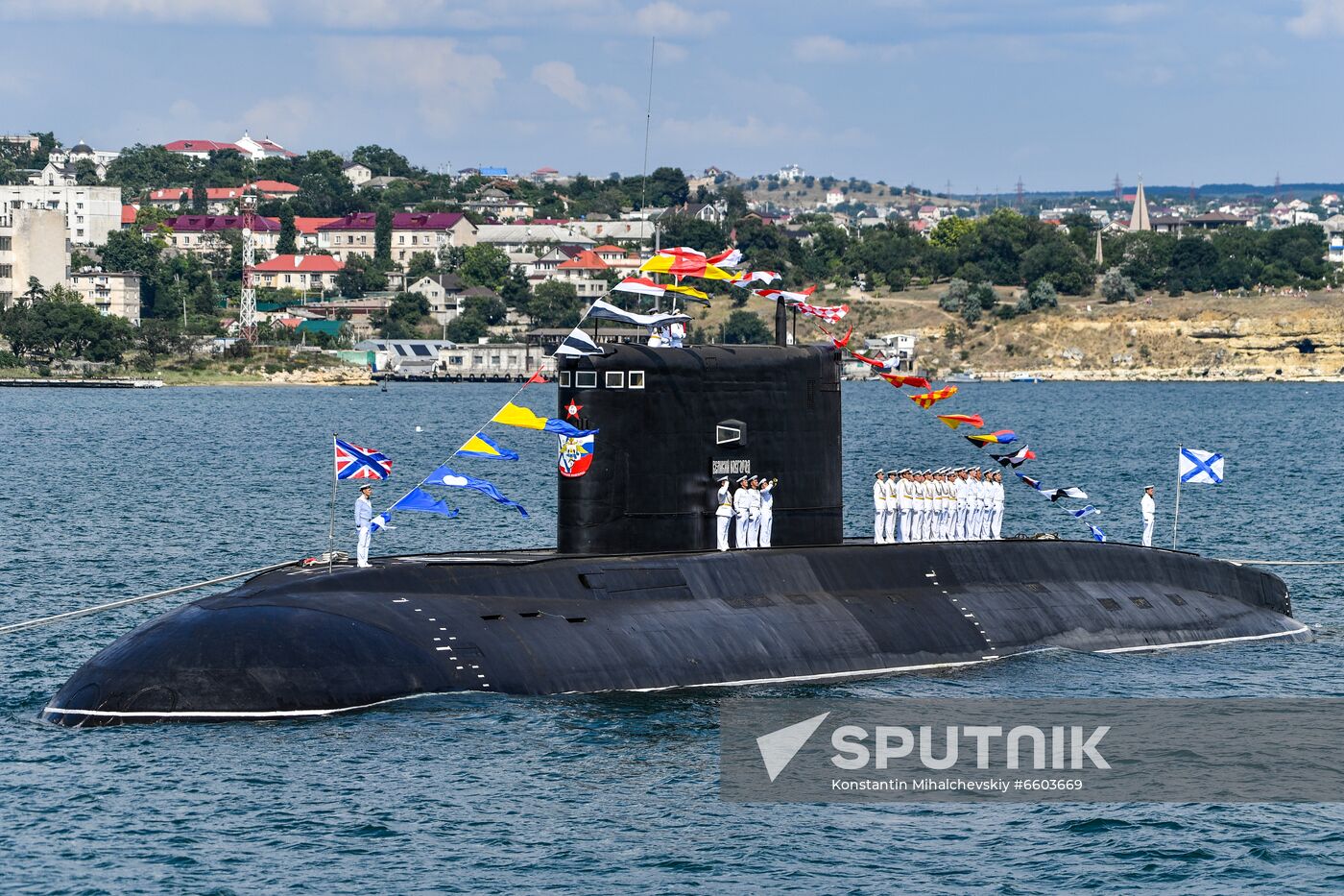 Russia Sevastopol Navy Day Parade Rehearsal