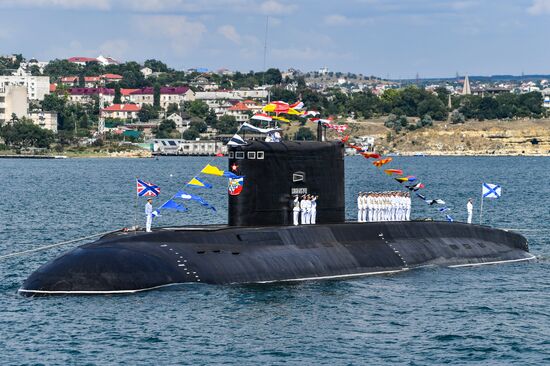 Russia Sevastopol Navy Day Parade Rehearsal