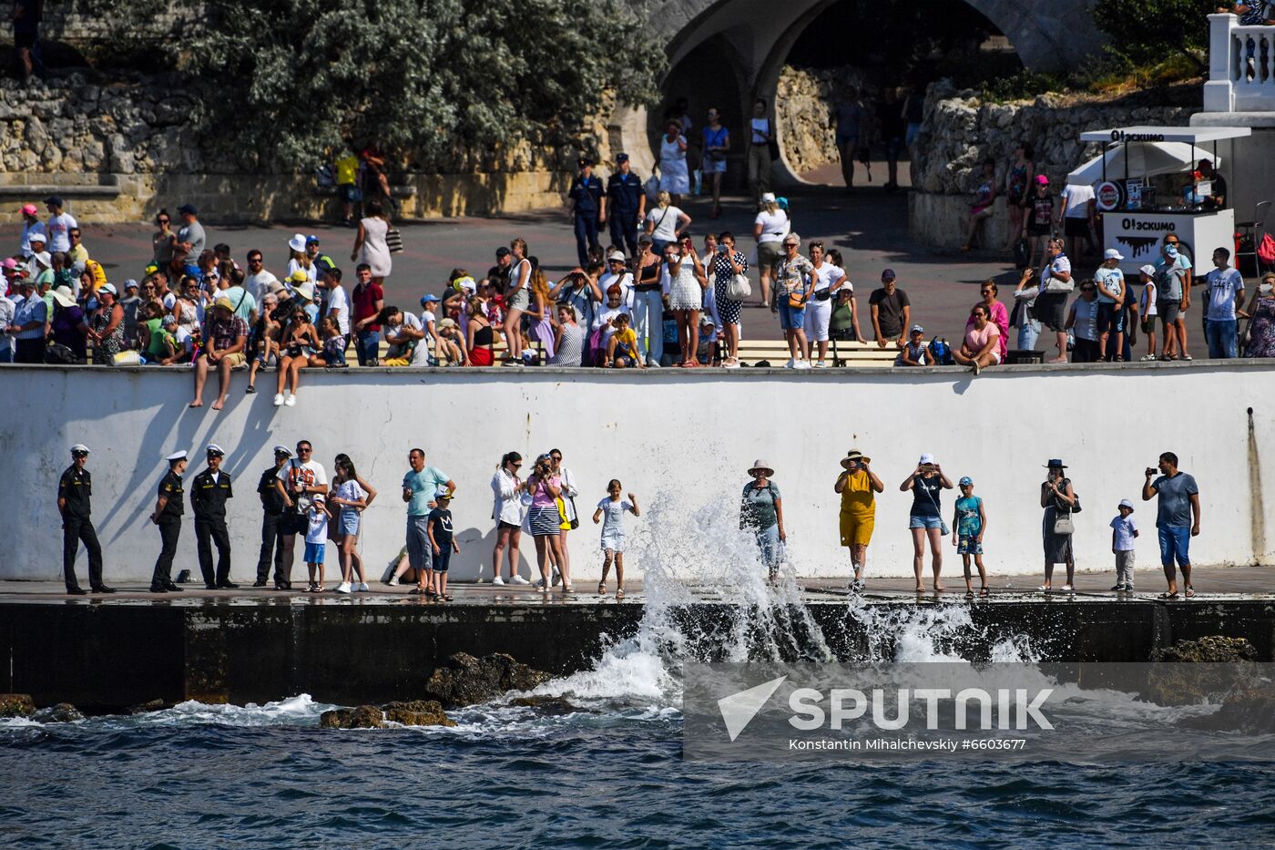 Russia Sevastopol Navy Day Parade Rehearsal