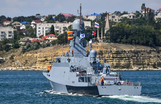Russia Sevastopol Navy Day Parade Rehearsal