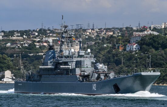 Russia Sevastopol Navy Day Parade Rehearsal