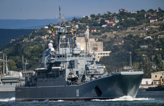 Russia Sevastopol Navy Day Parade Rehearsal