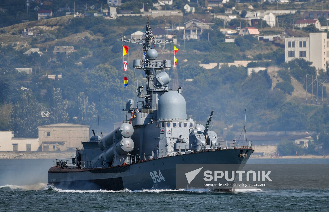 Russia Sevastopol Navy Day Parade Rehearsal