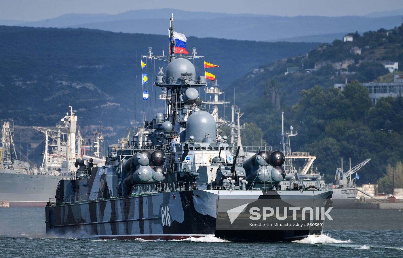 Russia Sevastopol Navy Day Parade Rehearsal
