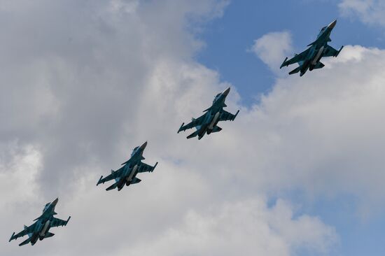 Russia Sevastopol Navy Day Parade Rehearsal