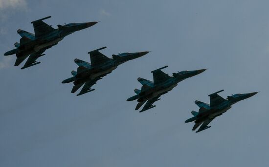 Russia Sevastopol Navy Day Parade Rehearsal