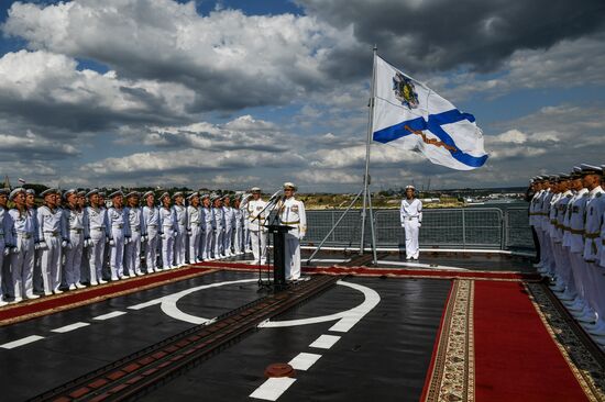 Russia Sevastopol Navy Day Parade Rehearsal