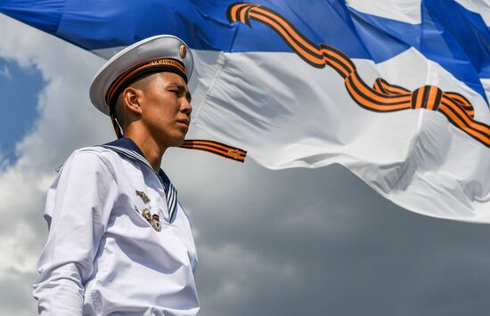 Russia Sevastopol Navy Day Parade Rehearsal