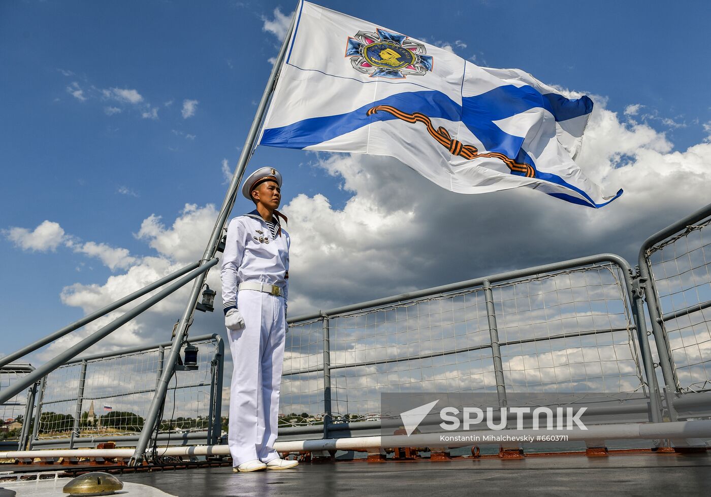 Russia Sevastopol Navy Day Parade Rehearsal