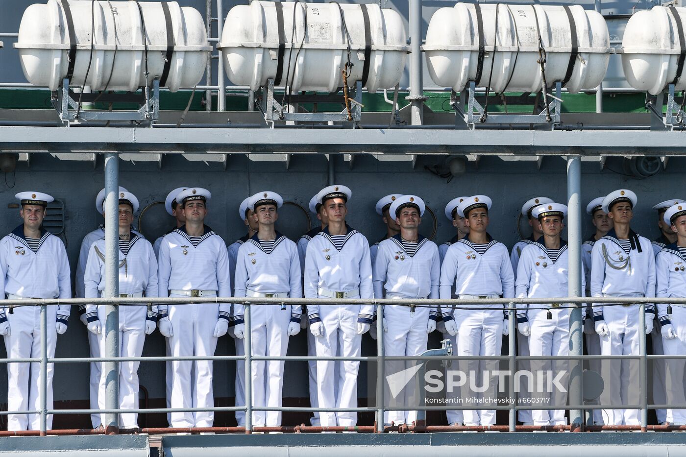 Russia Sevastopol Navy Day Parade Rehearsal