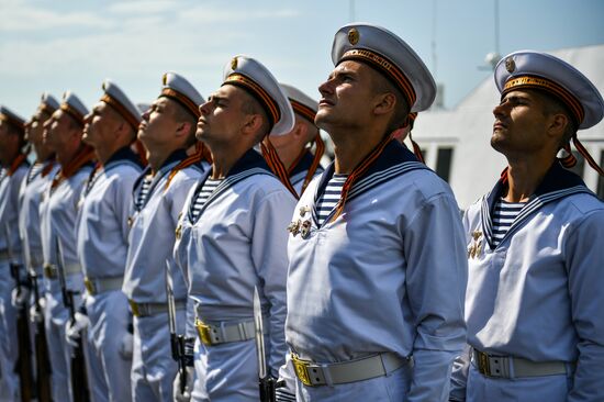 Russia Sevastopol Navy Day Parade Rehearsal