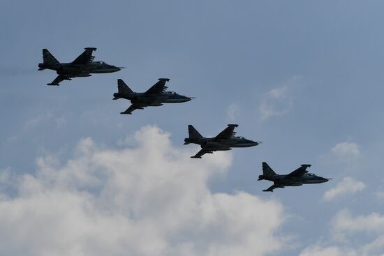 Russia Sevastopol Navy Day Parade Rehearsal