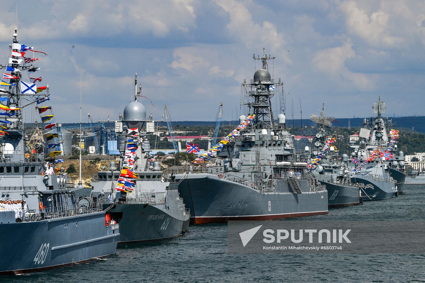 Russia Sevastopol Navy Day Parade Rehearsal