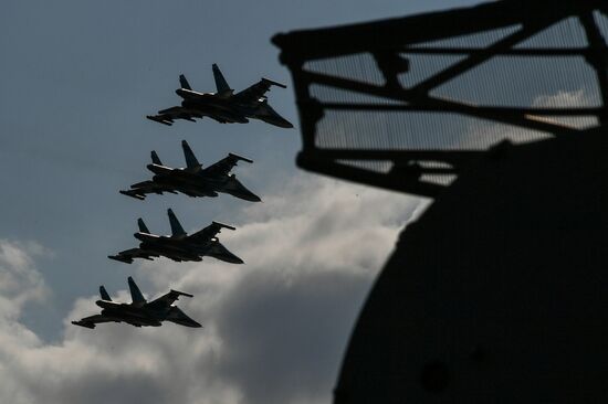 Russia Sevastopol Navy Day Parade Rehearsal