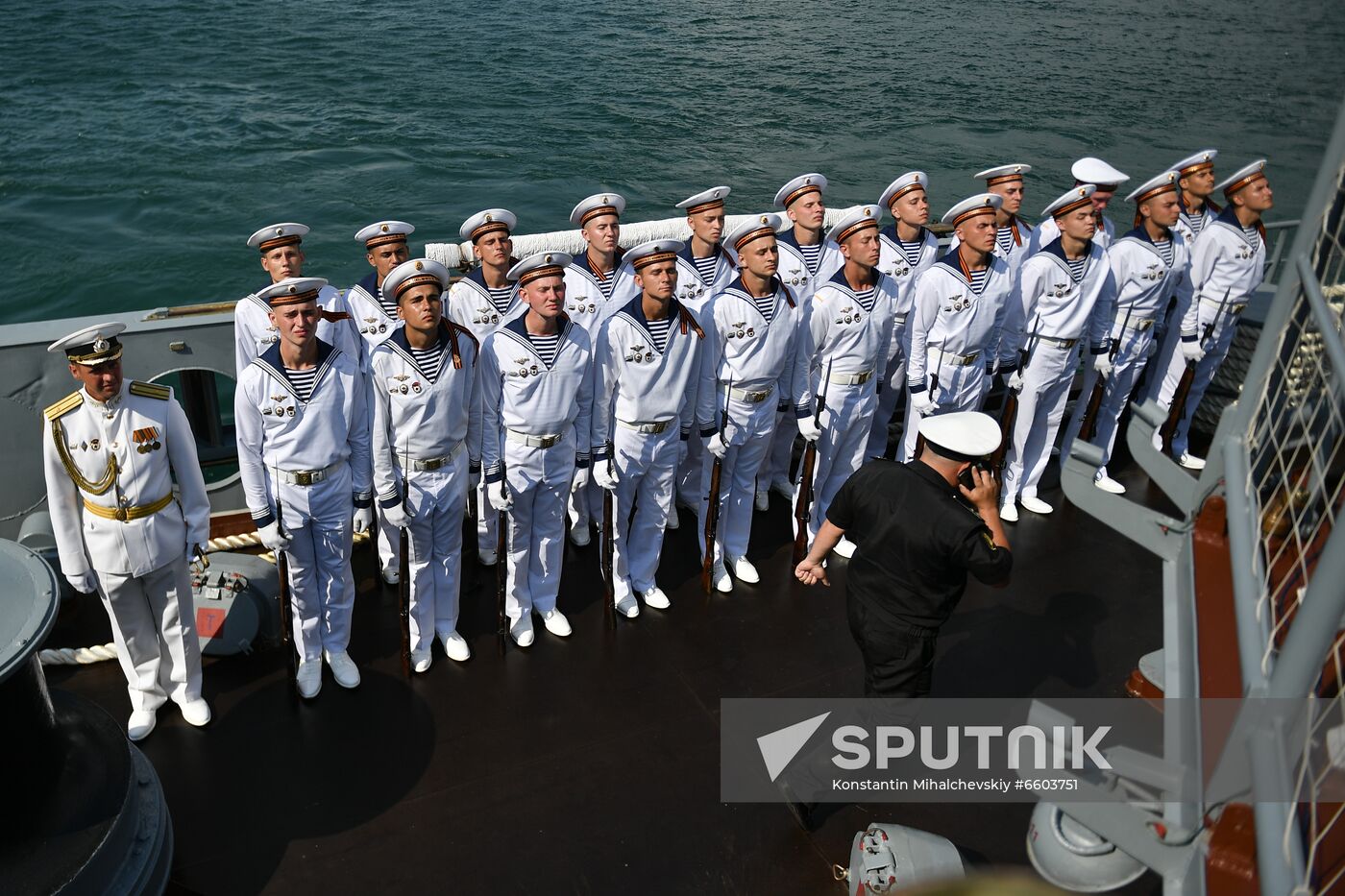 Russia Sevastopol Navy Day Parade Rehearsal